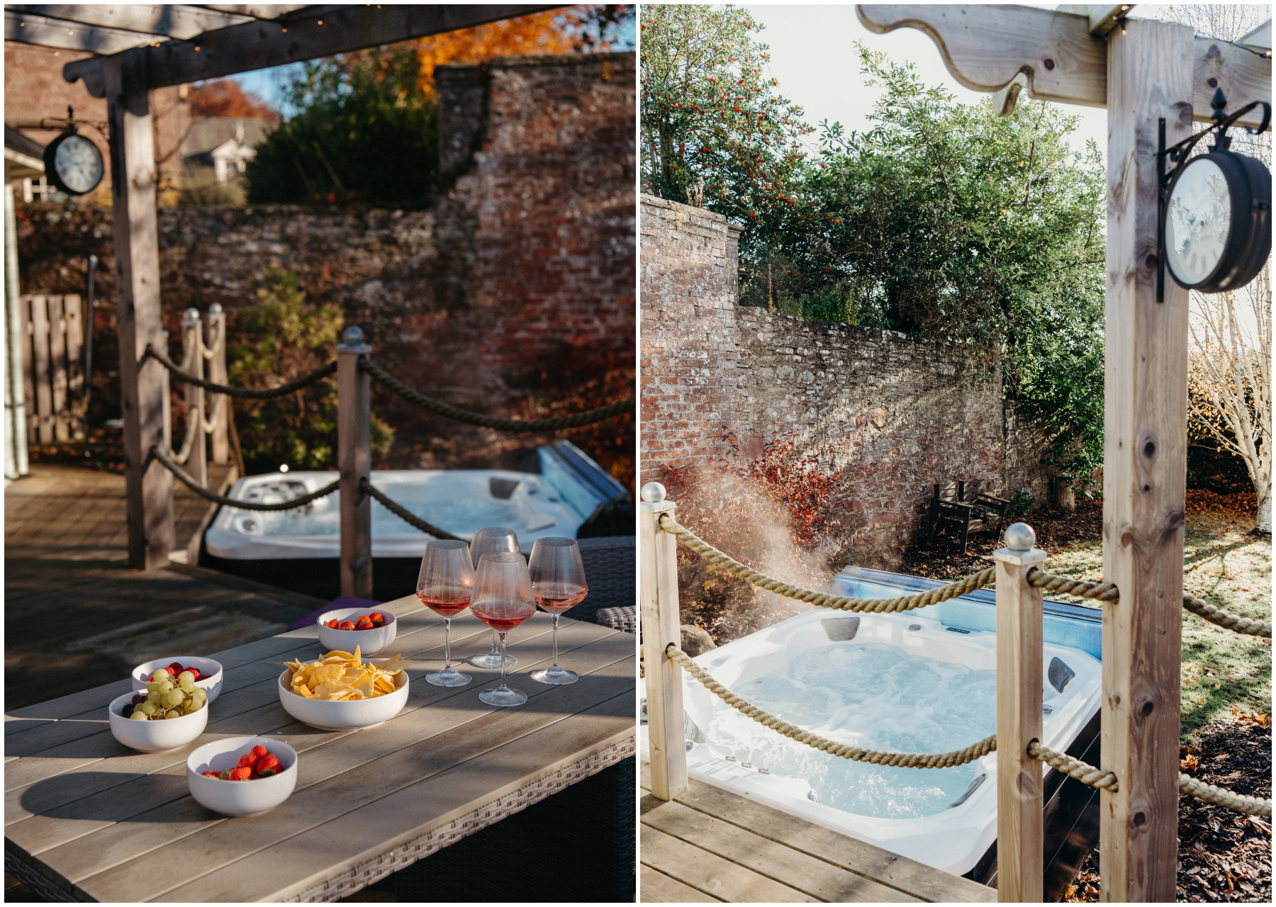 Hot tub diptych